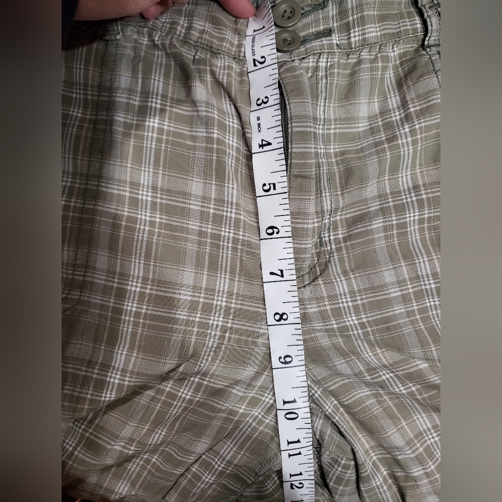 $5 Green Plaid Shorts - Picture 5 of 7